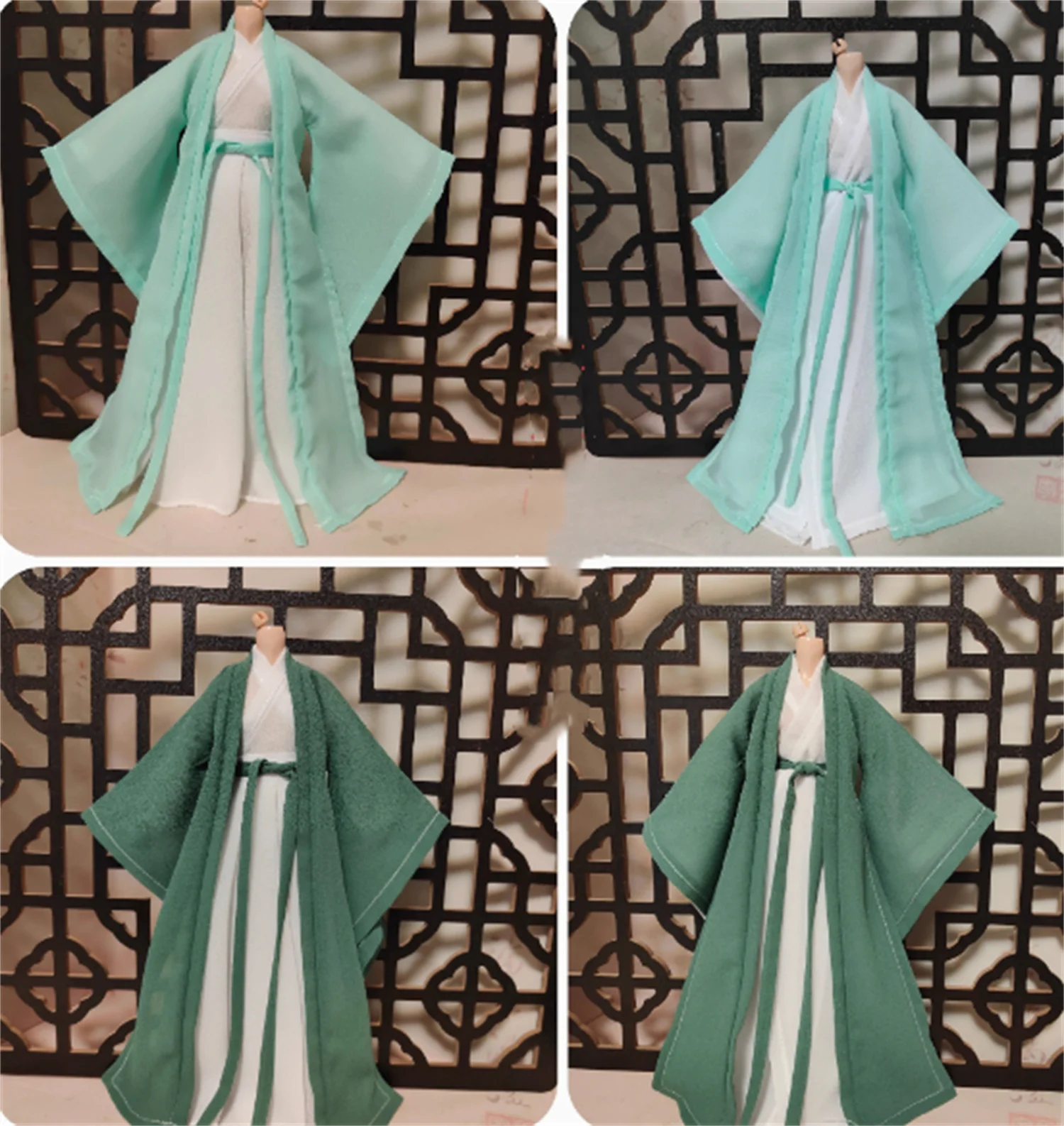 1/6 Male  Chinese Ancient Suit Dress Hanfu CLothes Tradition Hanfu Costume for 12inch Action Figure Model Toy