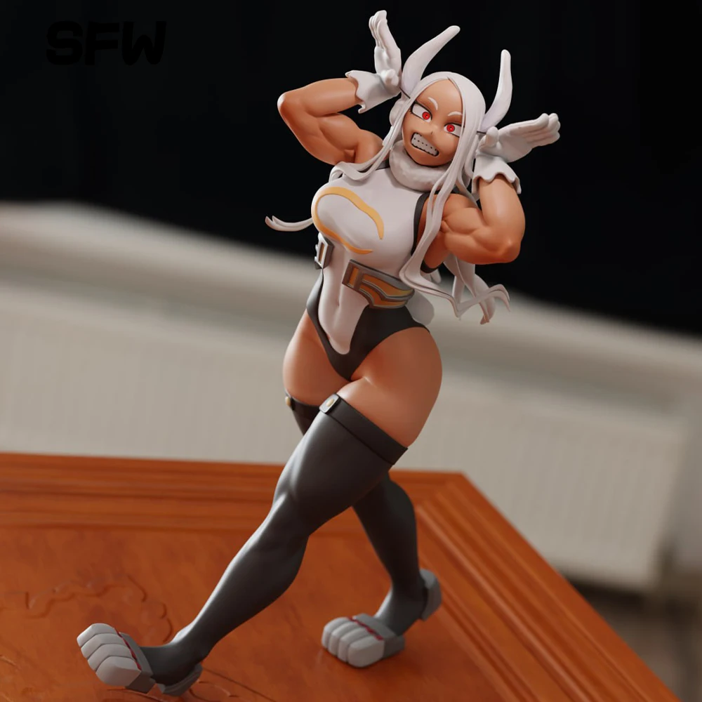 

1/24 3d Printing Model Kit Beauty Mirko Statue SFW Anime Figure Model Kit DIY Miniature Reduction Statue Unpainted Toys