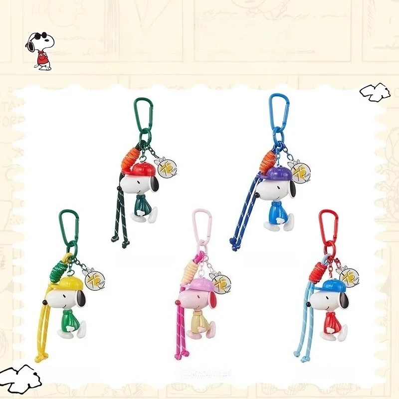 

MINISO Peanuts 75th Anniversary Snoopy Colorful Alloy Keychain - Cute Cartoon Design Fashion Gift & Collectible Accessory