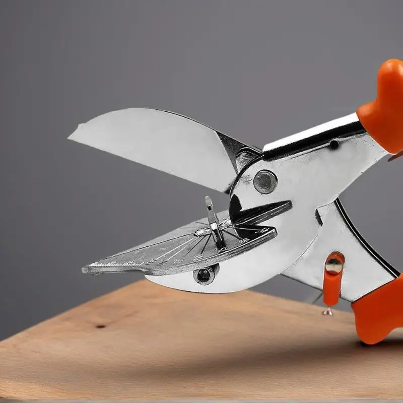 45-135 ° ميتري القاطع اليد القص متعددة الوظائف زاوية القص ميتري مقص انحياز سلك قاطع القناة بولي كلوريد الفينيل/PE/البلاستيك/الأنابيب خرطوم مقص #6