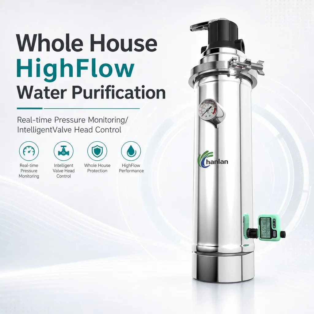 

Stainless Steel Water Purifier 0.01 Micron PVDF UF Membrane 25KG Tensile Force Hollow Fiber Washable Whole House Filter Supply