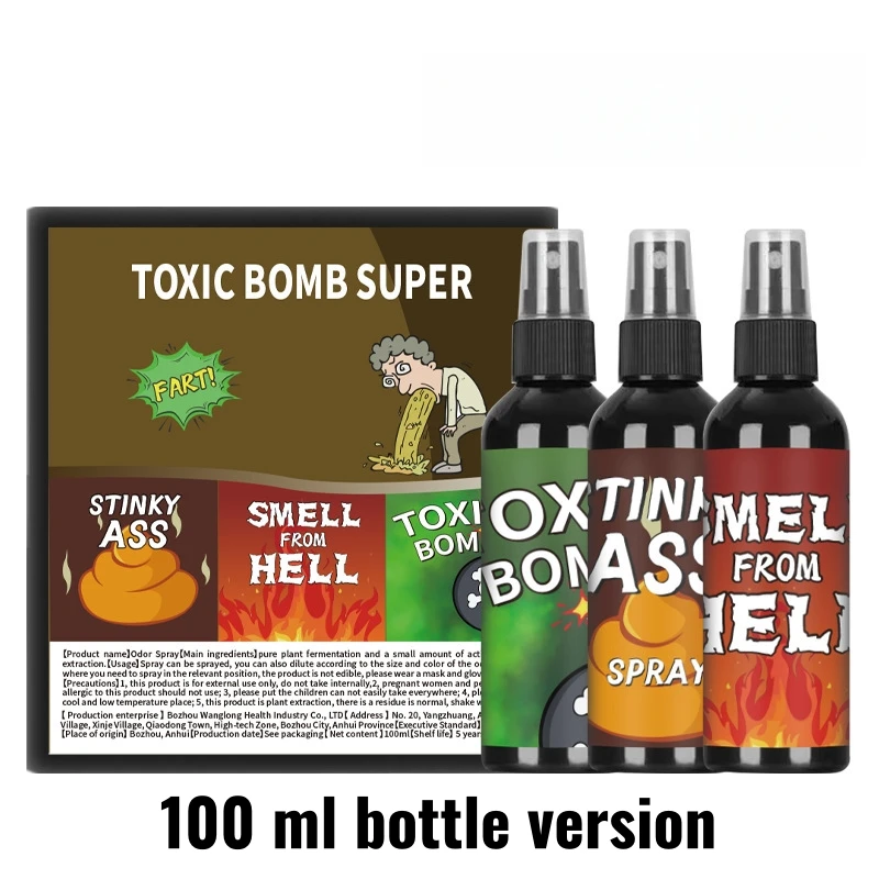 Stinky Spray Prank Toy Novelties Liquid Fart Gag Prank Joke Spray Can Stink  Smelly Stinky Gas 100ML view 6