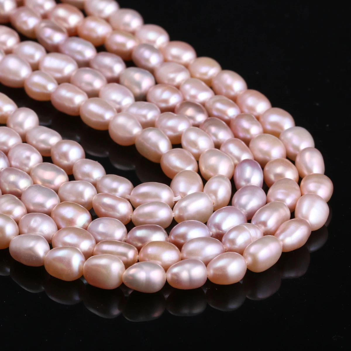Natural Freshwater Cultured Pearls Beads Rice Shape 100% Natural Pearls for Jewelry Making DIY necklace bracelet accessories