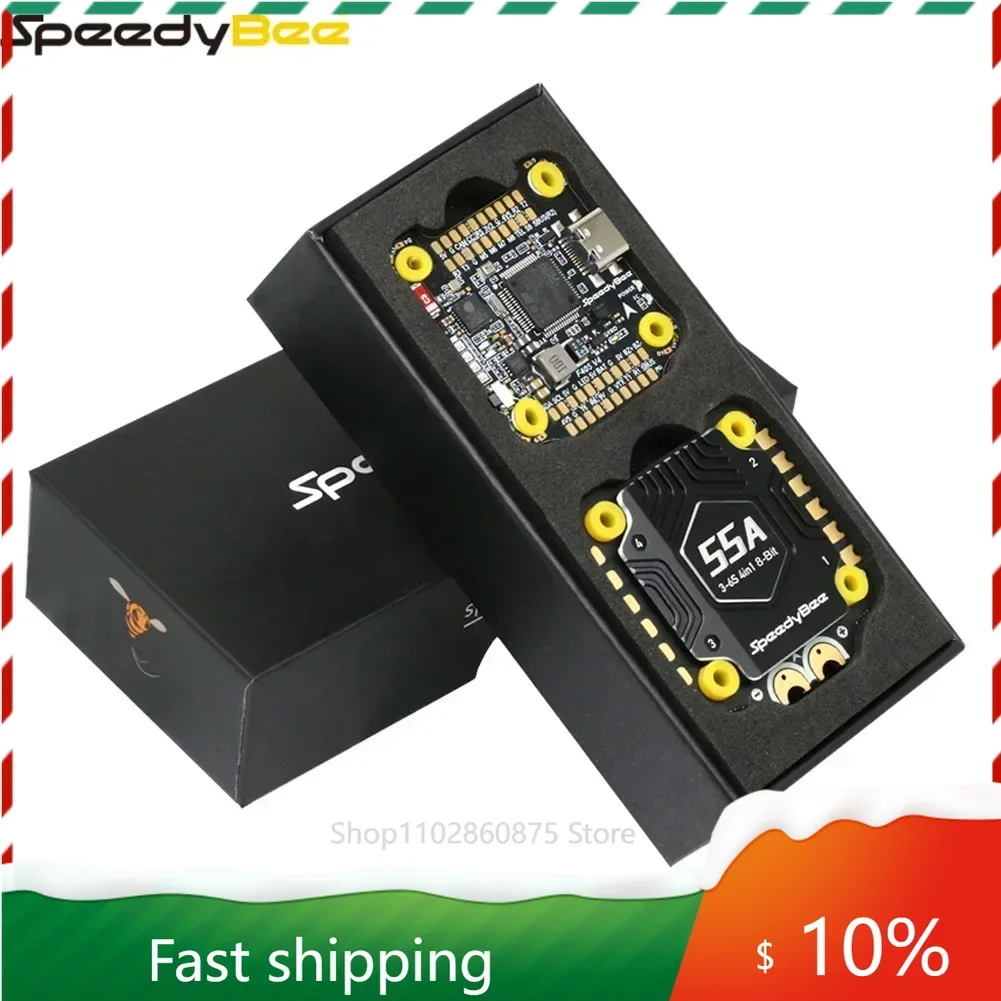 

Speedybee F405 V4 Stack BLS 55A 4-в-1 ESC и FC 30x30 RC iNAV Betaflight Configure Bluetooth 3-6S FPV Рамка 5-8 дюймов Детали для дронов