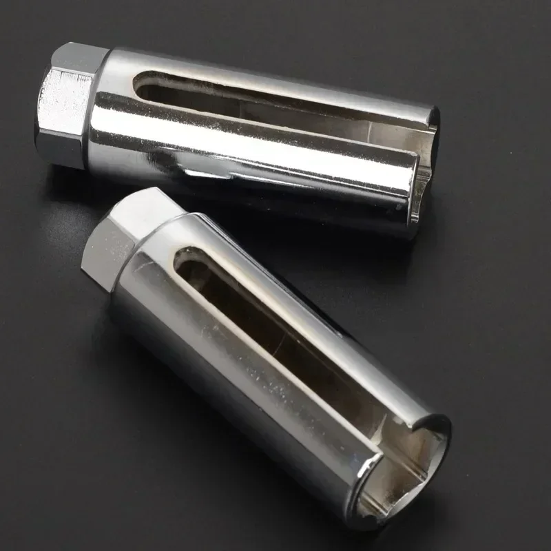 

22 мм кислородный кислородный вакуумный лямбда-зонд для удаления гнезда, черный комплект с узким горлышком, автомобильные инструменты, привод 1/2, слот 8 мм, сталь CR-V