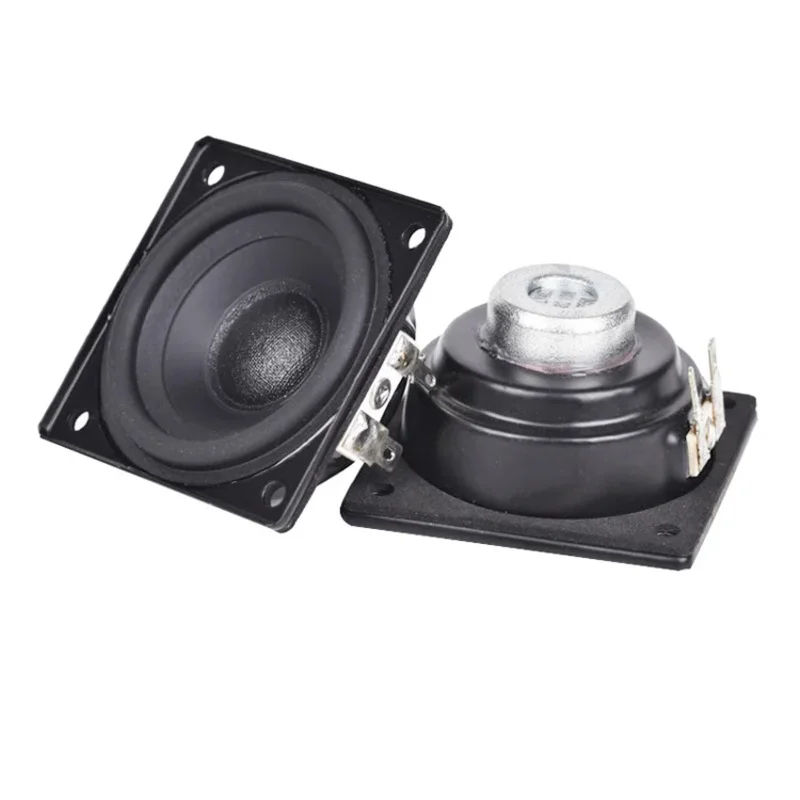 

2pcs 2.25 Inch 8 Ohm 10W Square Folding Sealed Rubber Edge Tweeter Bluetooth Treble Speaker Home Theater Audio Loudspeaker