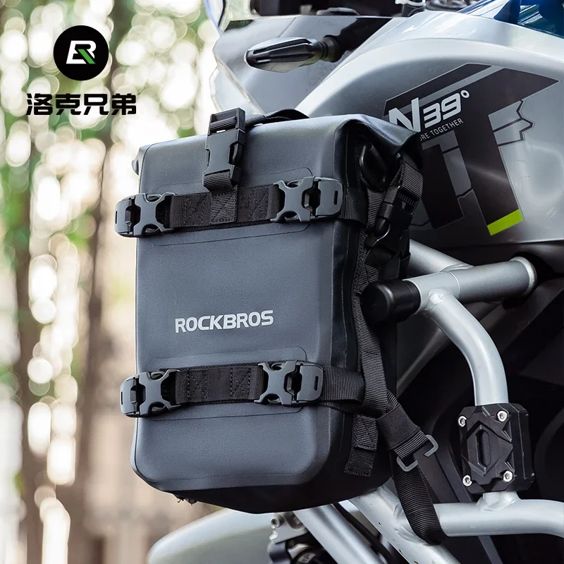 Motorcycle Backpack 5L Bumper Waterproof Hanging Bag Quick Removal ADV Motorcycle Travel Storage Bag Motorcycle Accessories