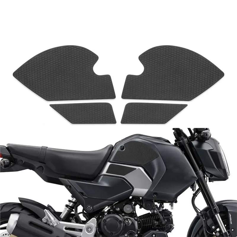 Superior-For Honda MSX125 GROM 125 2025 Compatible Motorcycle Side Fuel Tank Protectors Pads Stickers Traction Grips Knee