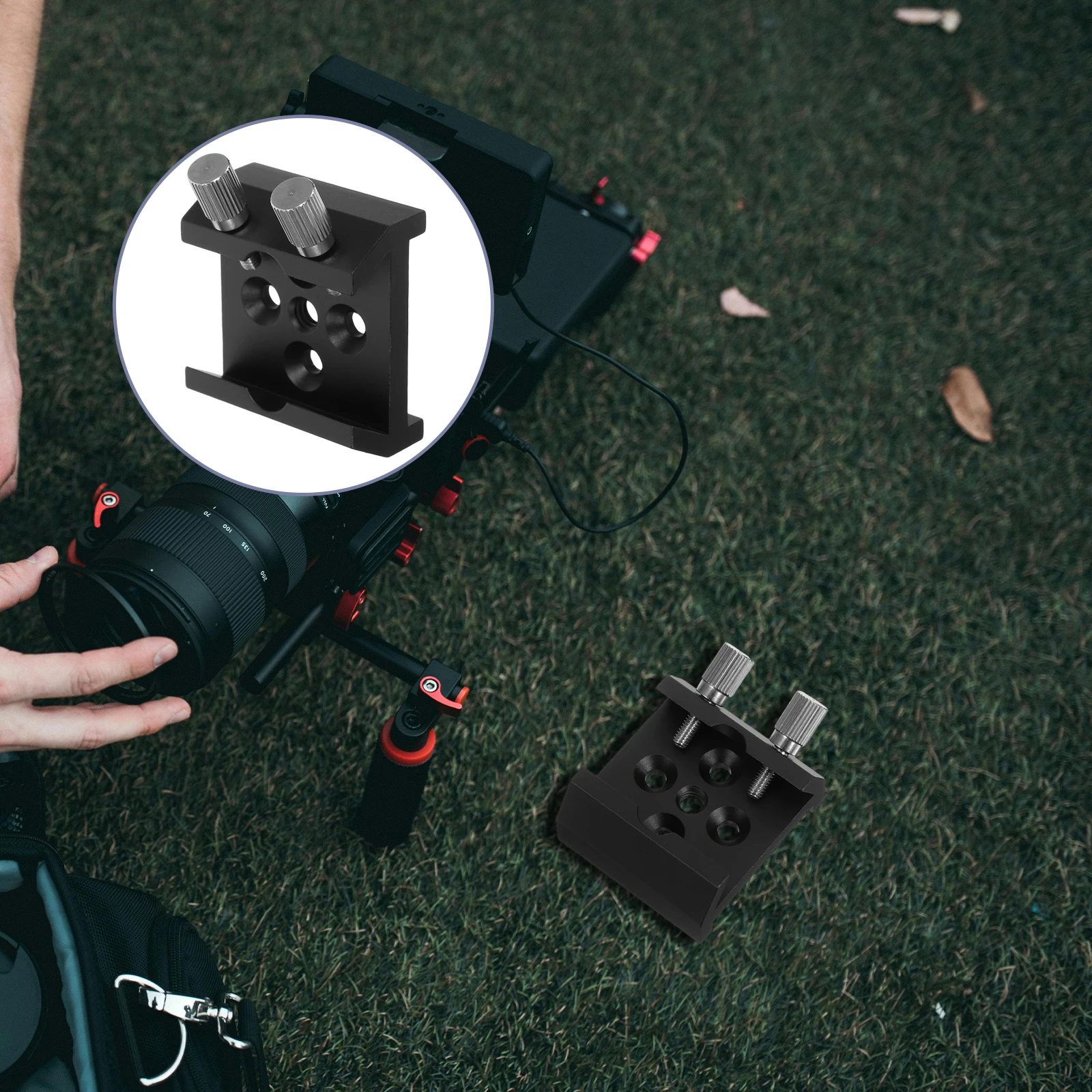 

Dovetail Base Aluminum Alloy for Astronomical Telescope 14 Thread Precision Mount Bracket for Stargazing Astrophotography