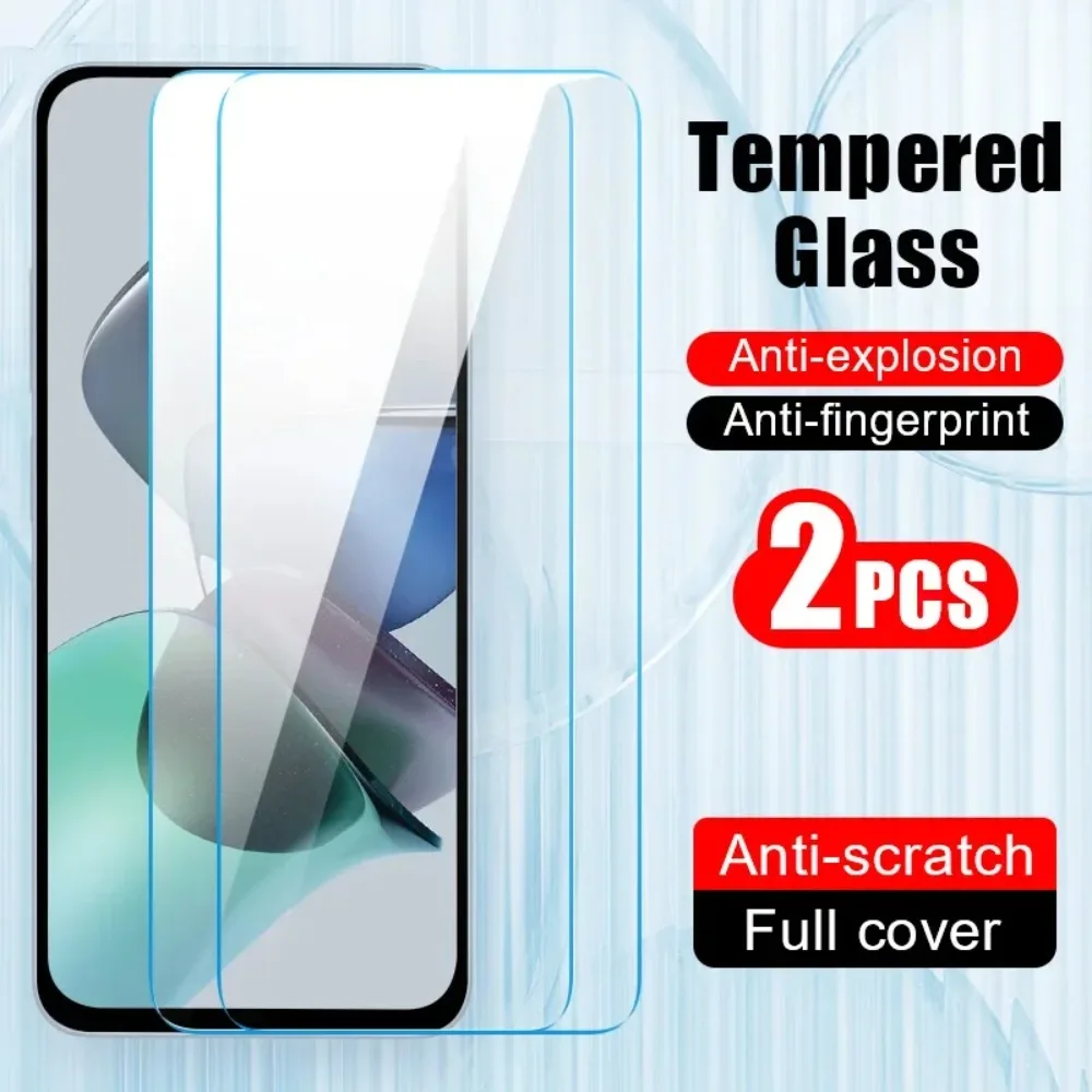 Protecteur d'écran pour Motorola Moto G Stylus Moto G(2023)Moto G Play, 2 pièces, Film en verre trempé pour smartphone Moto G Power(2024)