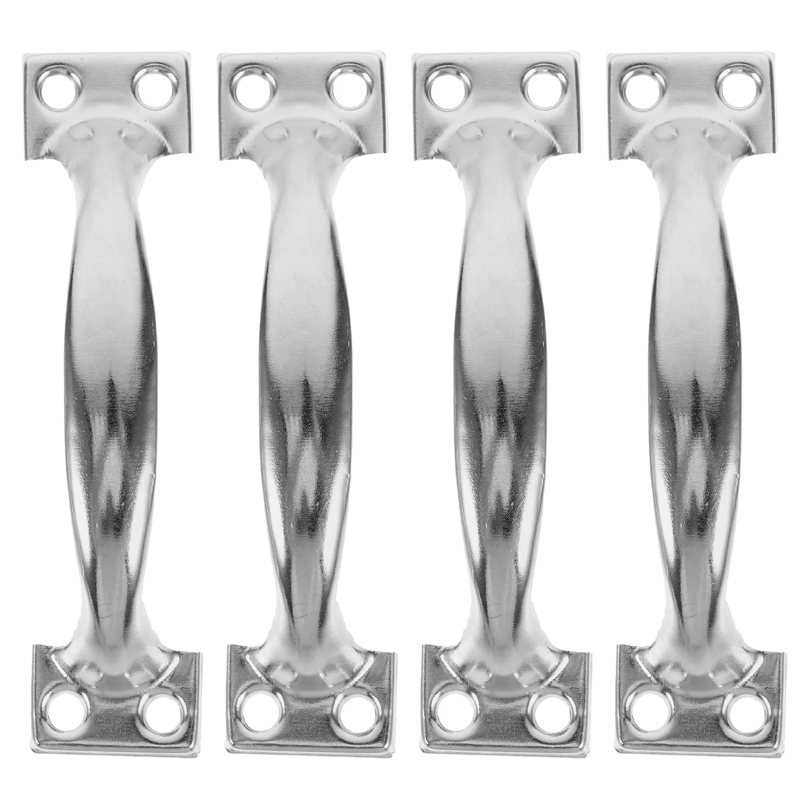 

4Pcs Retro Bow Shaped Drawer Pulls Vintage Metal Door Handles for Wooden Furniture Drawers Kitchen Cabinet Hardware