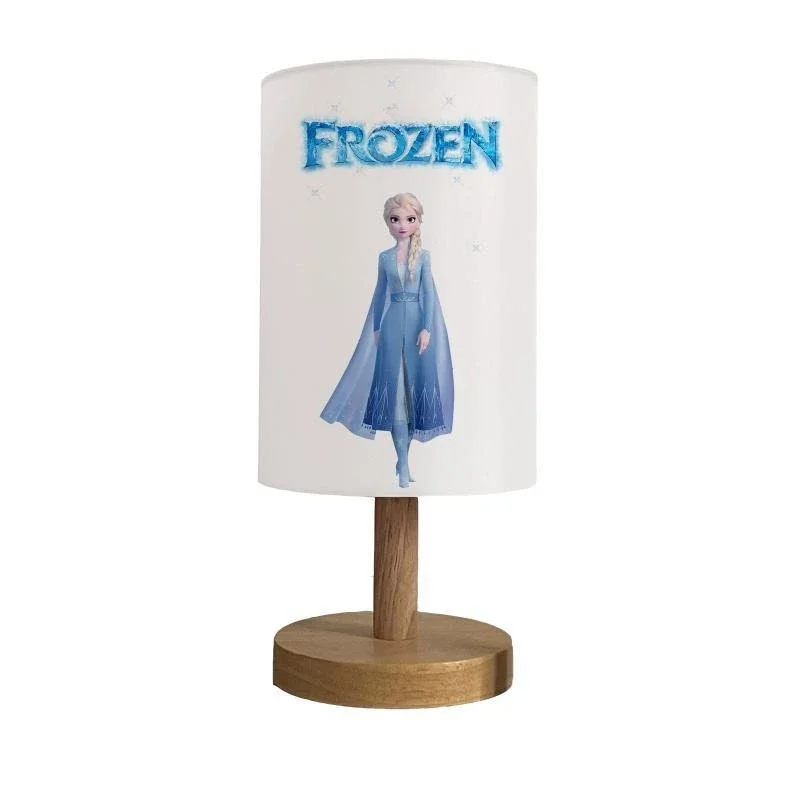 Frozen Elsa Anna Creative Home Bedroom Bedside Night Lamp Children\'s Eye Protection Table Lamp Desktop Decoration Ornament Gift