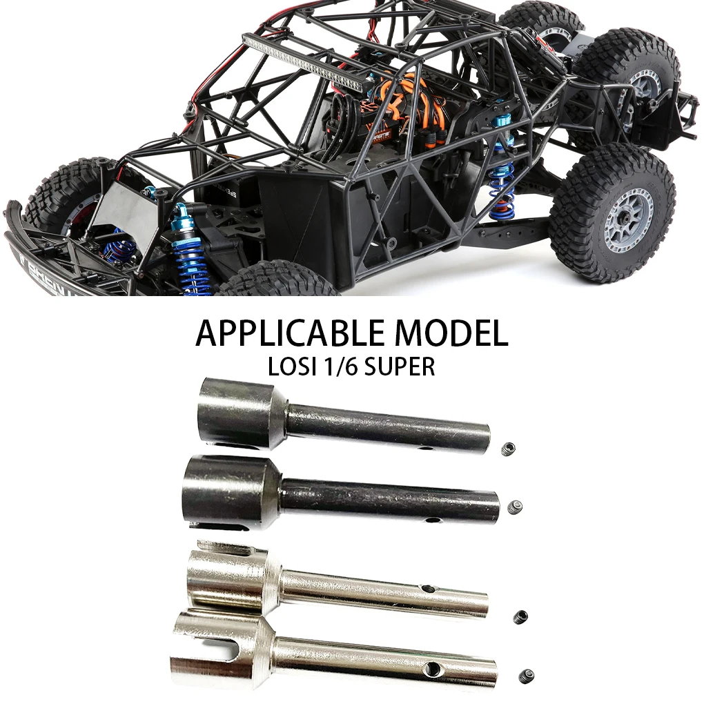 Stalen 1 6 Wielas Rc Upgrade Deel 2 Stuks Versterkte Rc Wielas Voor Losi Super Baja Rey Rc Auto Deel Rc Auto Accessoires