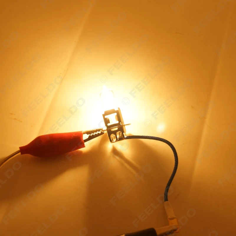 1PC Warm White DC 24V H3 100W Halogen Bulb Truck Bus Headlight Foglight Driving Lamp 3000K