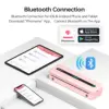 Phomemo-Impresora térmica portátil M832 para viaje, dispositivo de impresión móvil sin tinta de 300DPI, Compatible con Android e iOS 5