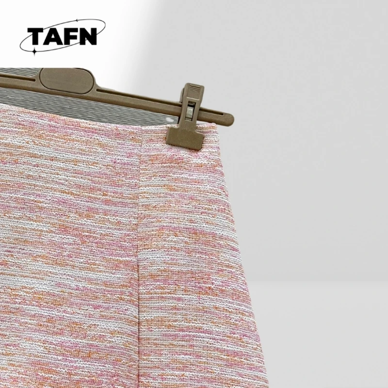 กระโปรงสั้นสวยงามประณีตอินเทรนด์และเรียบง่าย 25 ยอดนิยมแฟชั่นแคชเมียร์ที่สวยงามพื้นผิวขั้นสูง AD1410