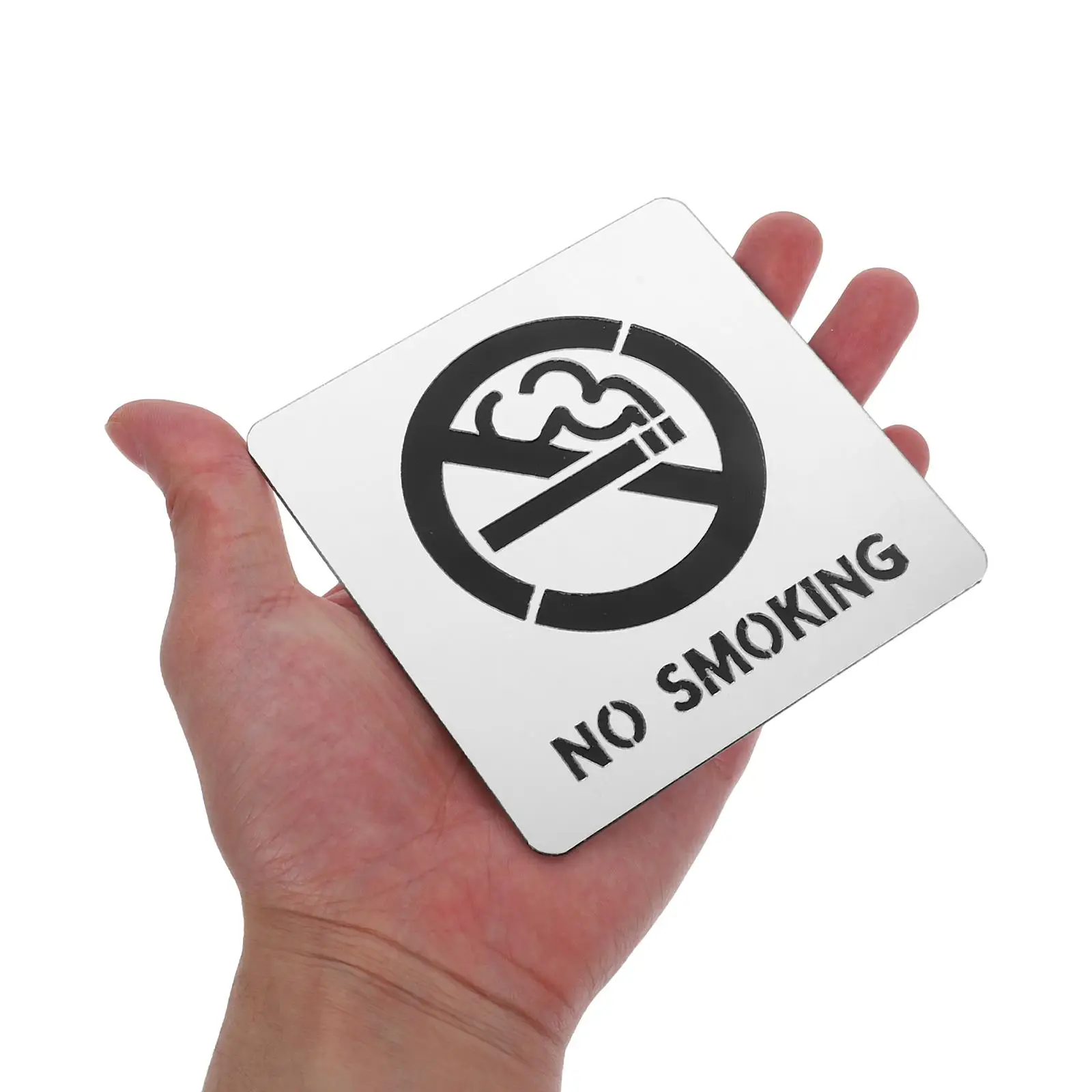 لا توجد علامات التدخين ملصقات ذاتية اللصق للحمام المكتبي والأماكن العامة مادة مقاومة للماء وإشارة واضحة للأعمال