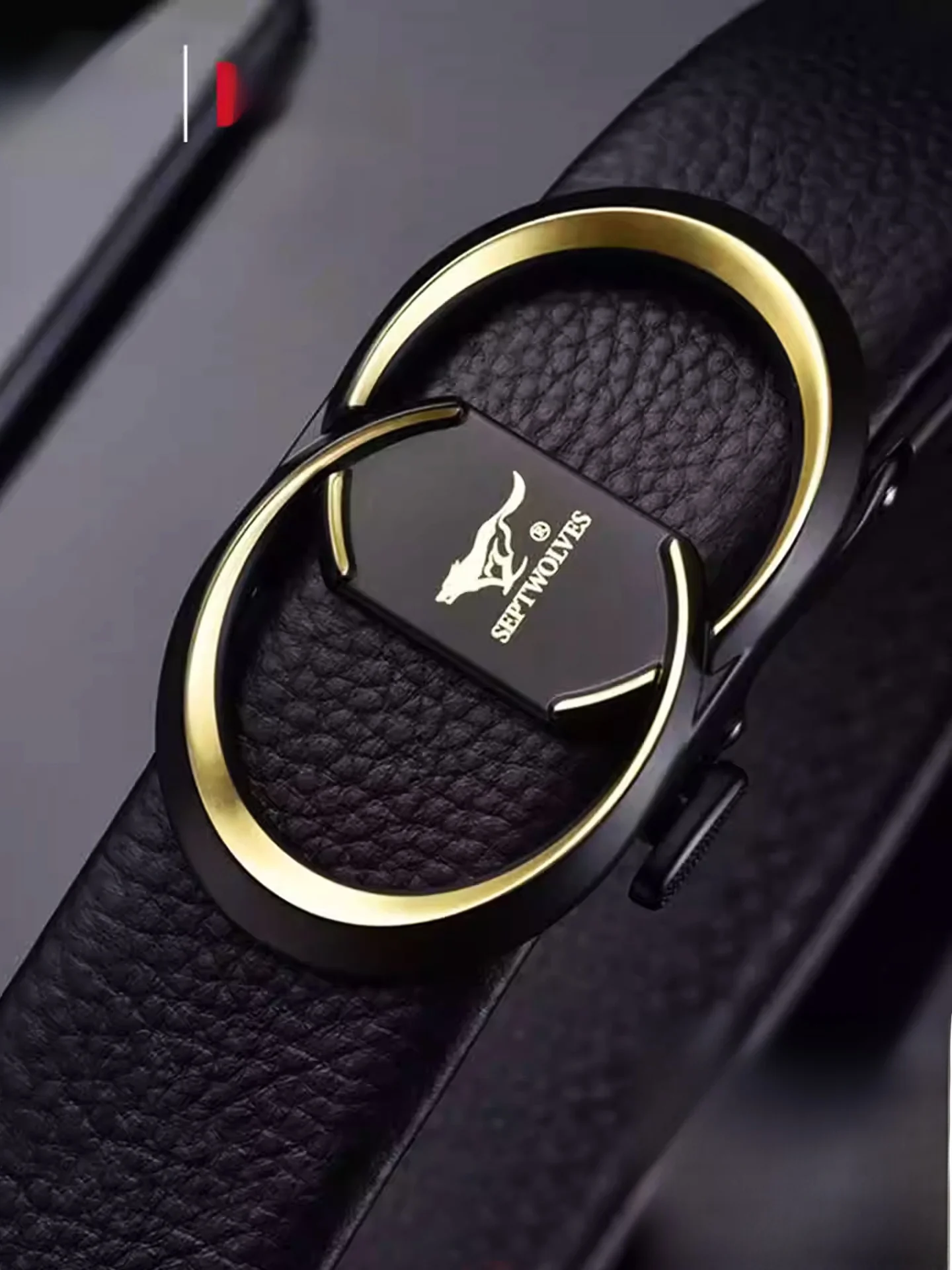 septwolves-men's-double-sided-top-layer-cowhide-leather-automatic-buckle-belt-business-casual-high-quality-pants-belt