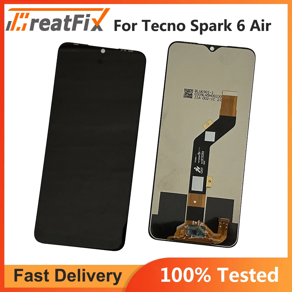 

7.0" For Tecno Spark 6 Air KE6 KE6j LCD Display Touch Screen Digitizer Assembly For Tecno Spark6Air LCD Sensor Replacement Parts