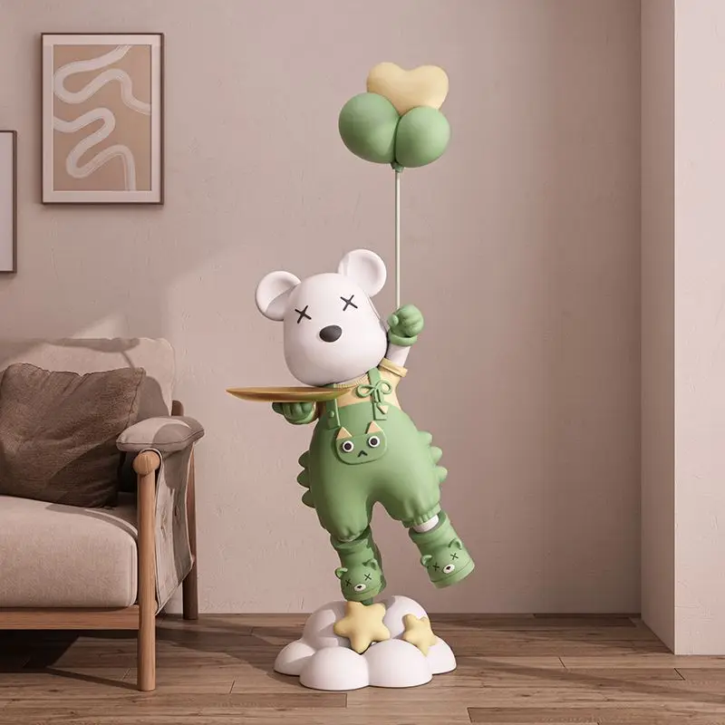 

Cartoon Bear Large Ornament Living Room Floor Home Decoration Gift Office Decoration Statues for Decoration
