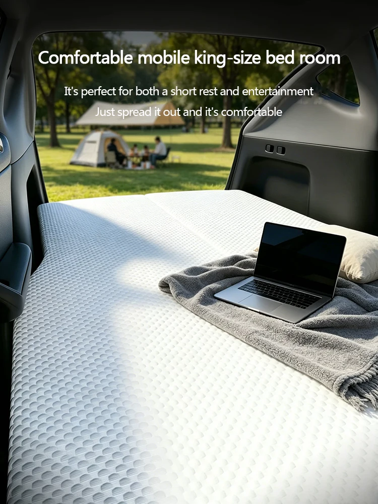 Suitable for Tesla Model Y/YL/3 Mattress, Car Camping Mattress, Trunk filling Bed, Travel Bed, Non-Inflatable Mattress