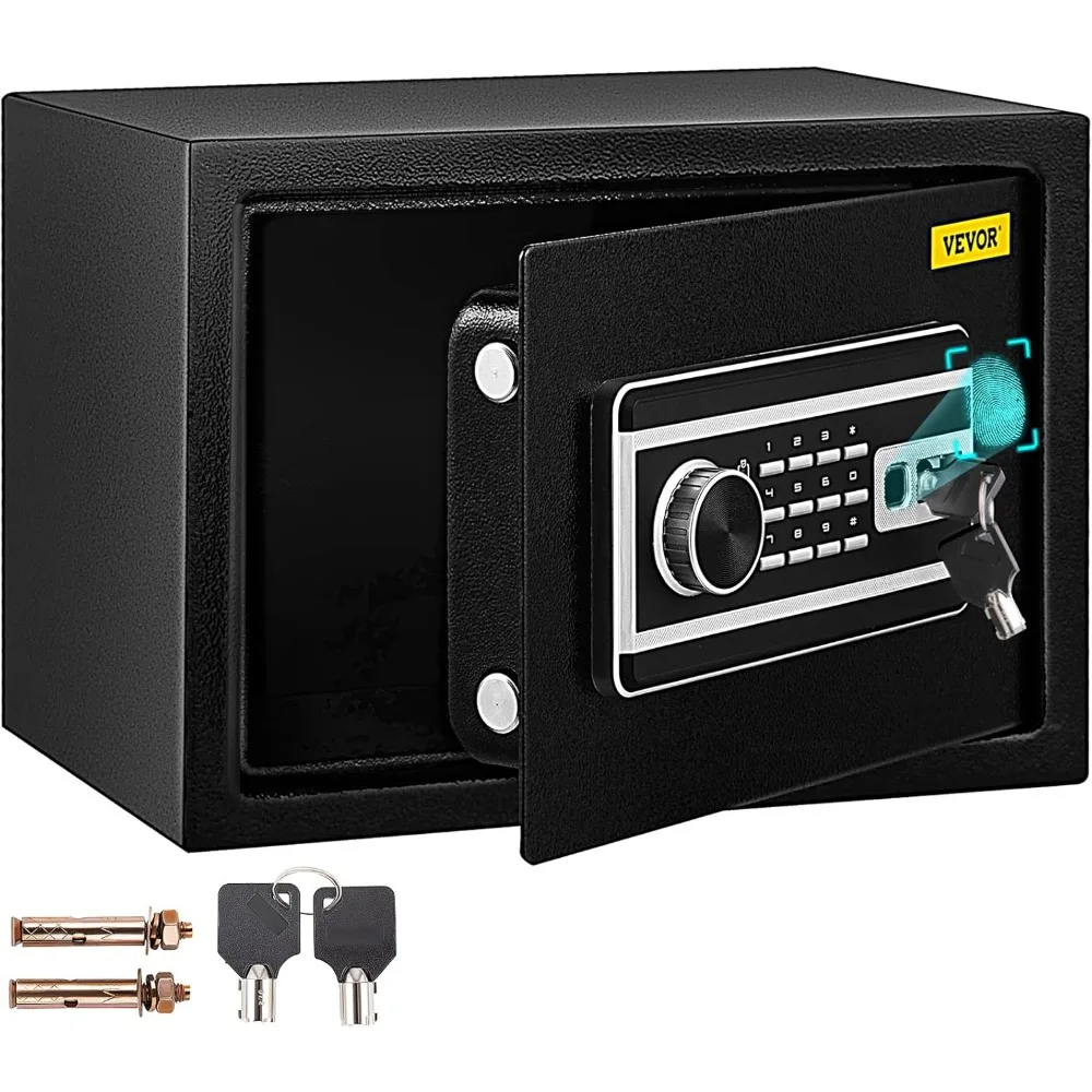 

Доступ к отпечаткам пальцев 0,8 кубических футов, стальной сейф с цифровой клавиатурой для надежного хранения ценностей