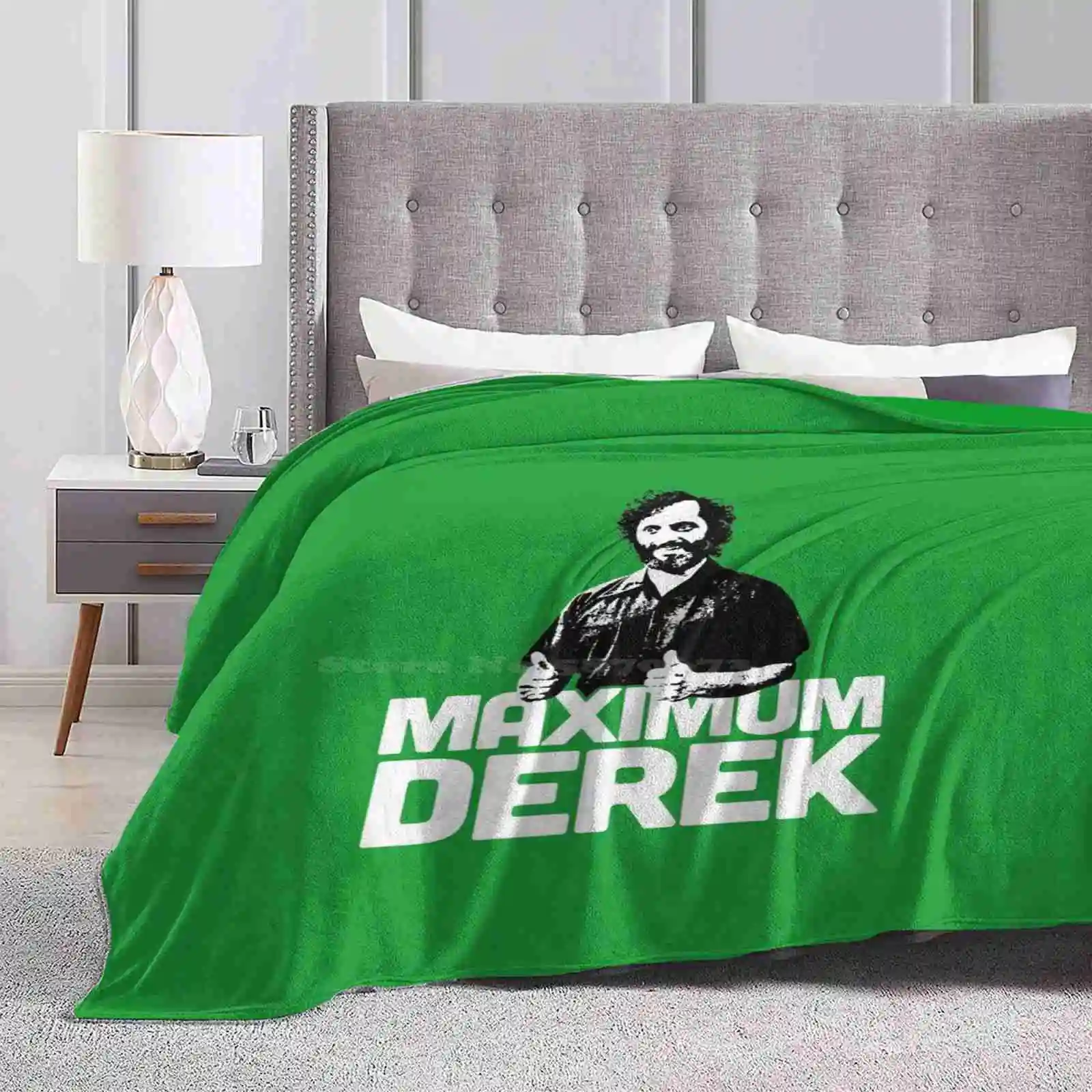 Derek! Low Price New Print Novelty Fashion Soft Warm Blanket The Good Place Nbc Jason Mantzoukas Derek Janet Chidi Eleanor