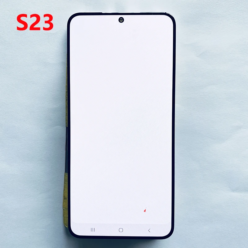 SUPER AMOLED S911B LCD For Samsung S23 5G S911U S911E LCD Display Touch Screen 6.1\'\'S23 Digitizer Assembly With Dot Working Well