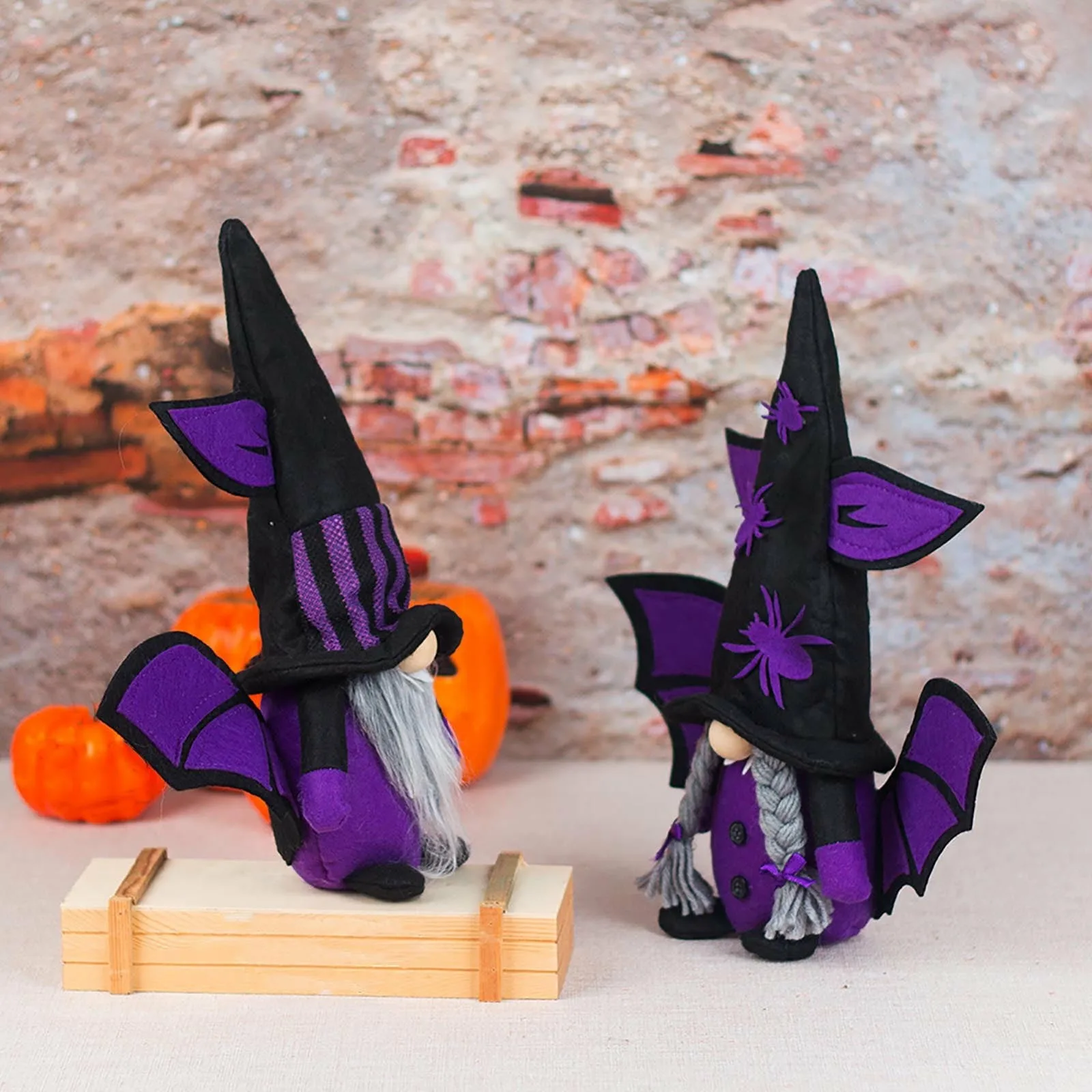 مثيرة للاهتمام هالوين قزم أفخم دمية مضحك لطيف المحمولة اليدوية دمية مجهولي الهوية الكرتون رائعة المنزل منضدية الحلي