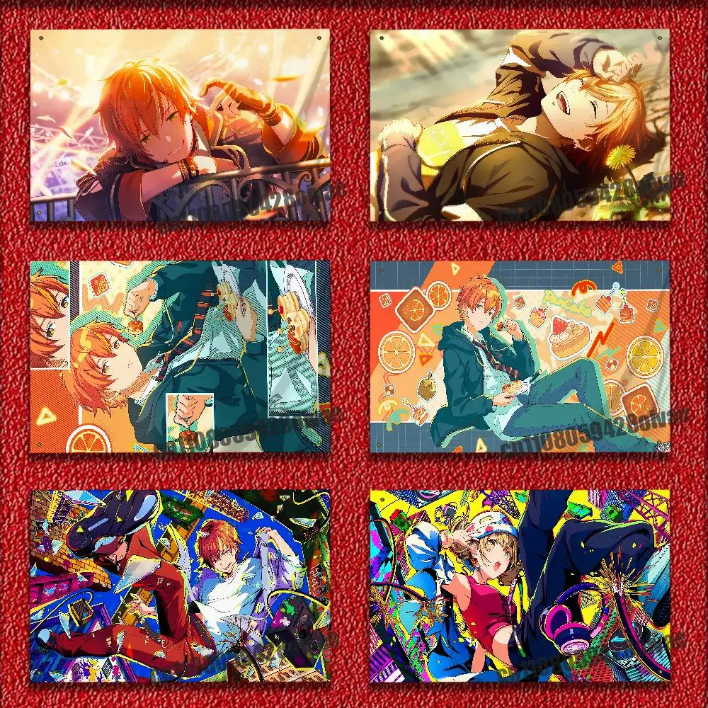 A-Akito Shinonome P-Project S-Sekai Flag For 50*70cm 60*90cm 60*110cm 80*120cm 100*150cm 150*200cm Camp Banner Tapestry