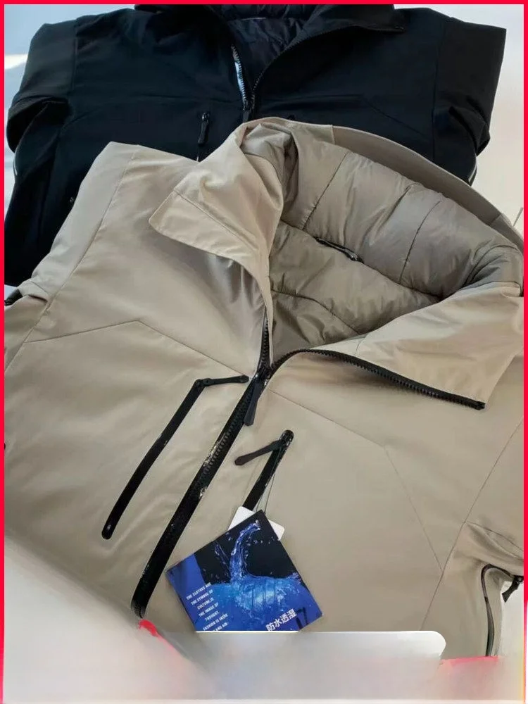 

High-End Outdoor Men's Winter New Arrival Windproof Waterproof Cotton Jaet Coat Faionable Casual Loose Fit Nylon