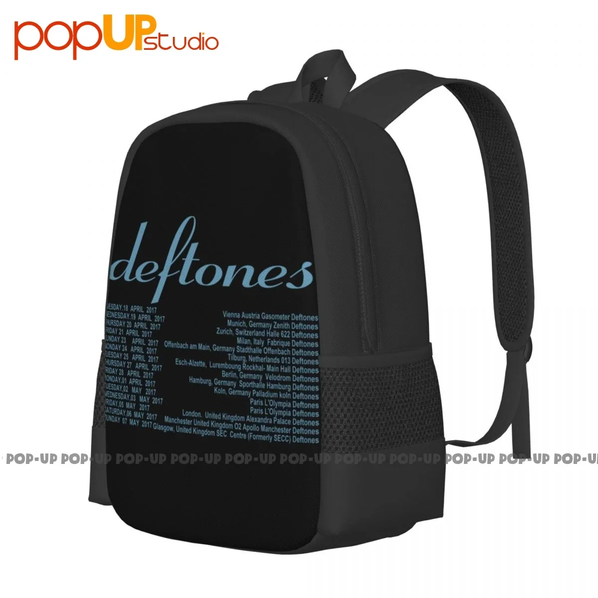 Deftones Around The Fur Tour Band Concert Punk P-444 Backpack Large Capacity Portable Shopping Bag