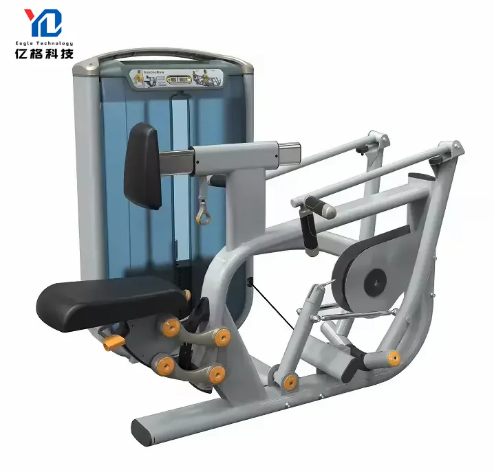 YG-9004 YG Fitness Commercial Fitness Equipment Pin Loaded Body Building Lat Pull Down Seated Row Machine For Gym Customized