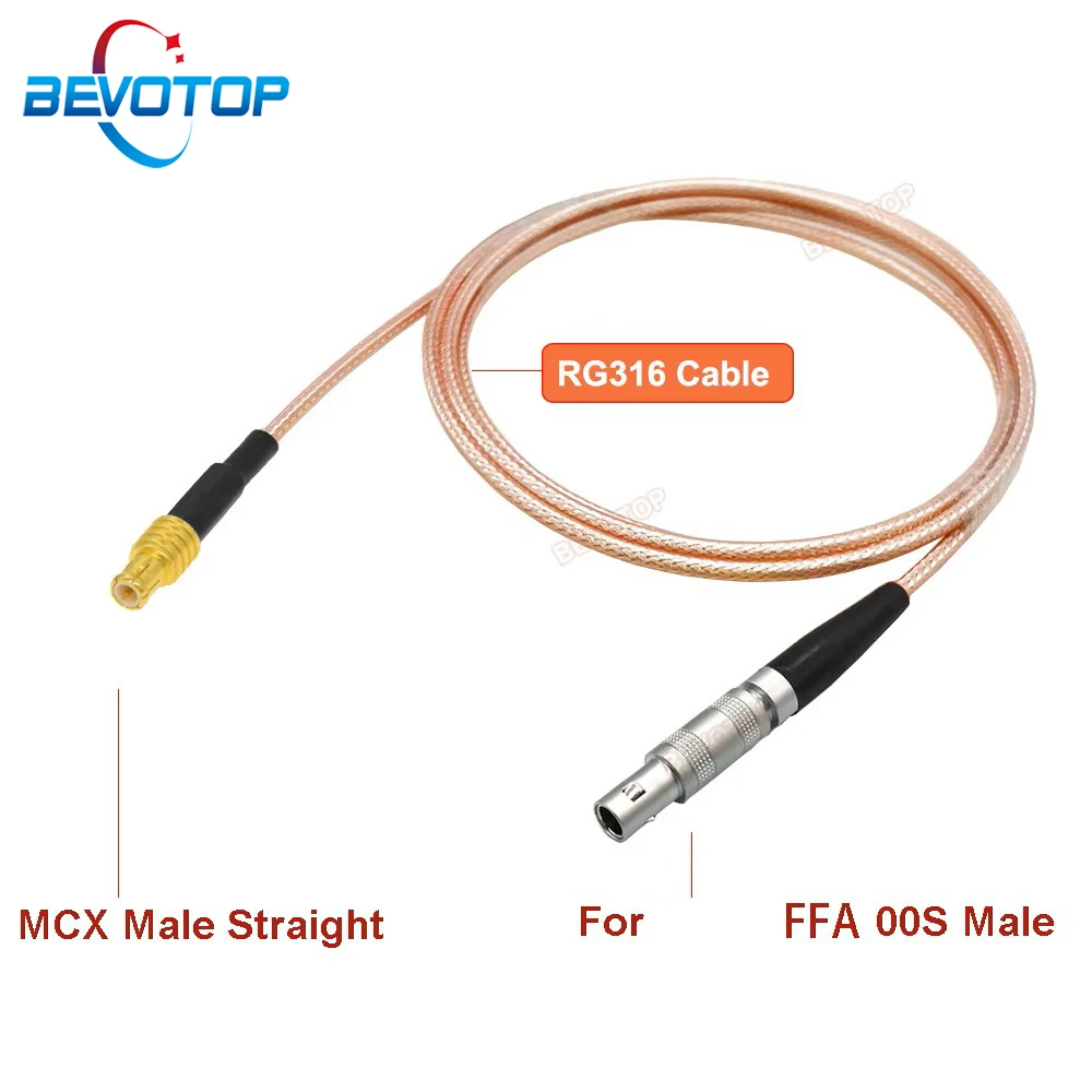 BEVOTOP MCX Male to C5 Cable Compatible with FFA 00S Connector RG316 Pigtail for Ultrasonic Flaw Detector High Quality