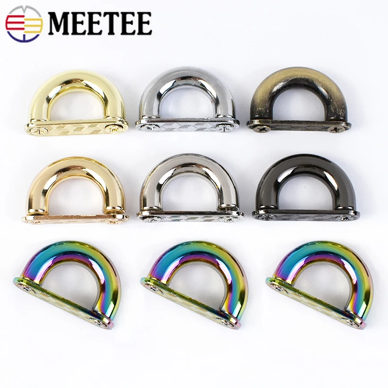 

10Pcs Metal Arch Bridge Buckle Bags chains Connectors Buckles Handbag Belt Strap Hook Clasp DIY Sewing Hardware Accessories