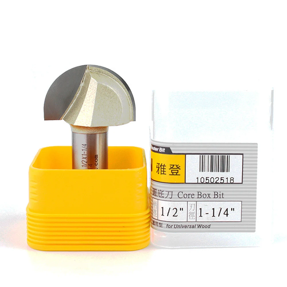Imagem -06 - Arden-core Box Carbide Bit Fundo Redondo Fresa de Sulco Nariz de Bola de Raio Carpintaria Router Bit Semi-circular Cnc Bit
