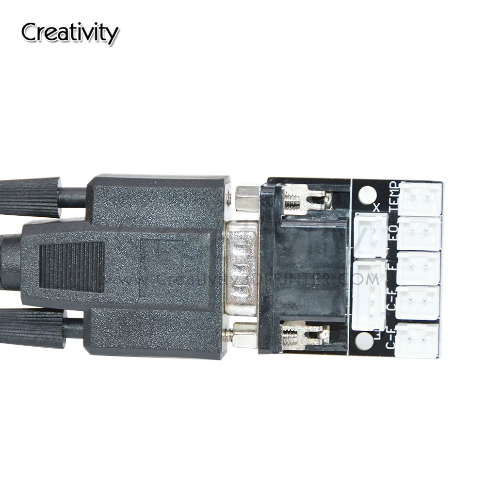 Creativity 3D printer integrated extrusion/nozzle heating/temperature Control, Using VGA signal cable transmission Motherboard