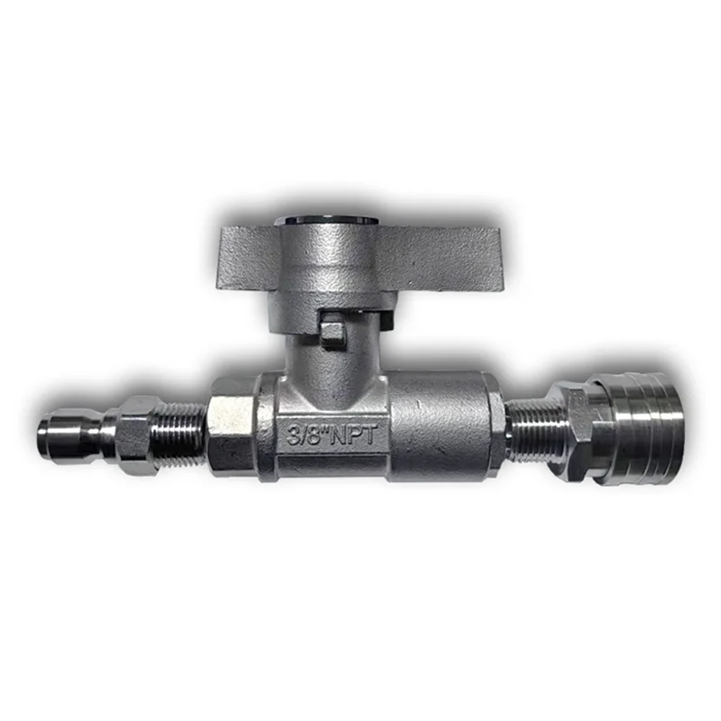 Ball Valve Pressure Washer, 3/8Inch Quick Connect Ball Valve For Power Washer Hose, High Pressure Ball Valve, 5000 PSI-AA26