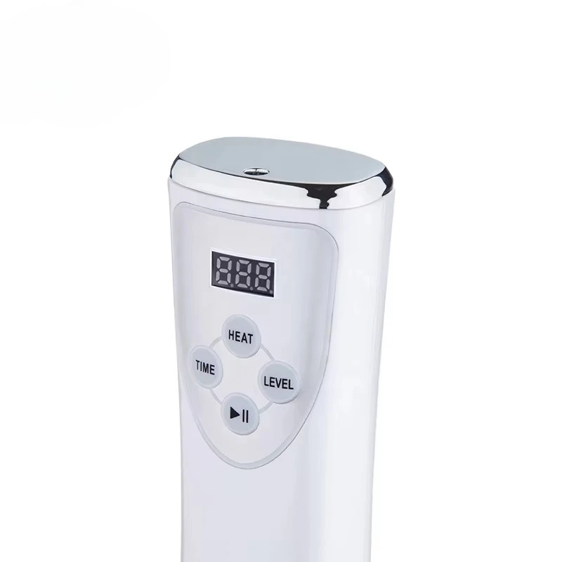 Massaggiatore elettrico per la salute calda Schiena e piedi Gua Sha Strumento per raschiare la coppettazione Massaggiatore per il corpo del pediluvio onico bianco, pistola per massaggio