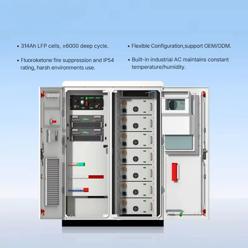 Custom 61kWh 112kWh 100kWh 200kwh Solar Hybrid All-in-one LFP Commercial & Industrial Energy Storage System Cabinet Outdoor