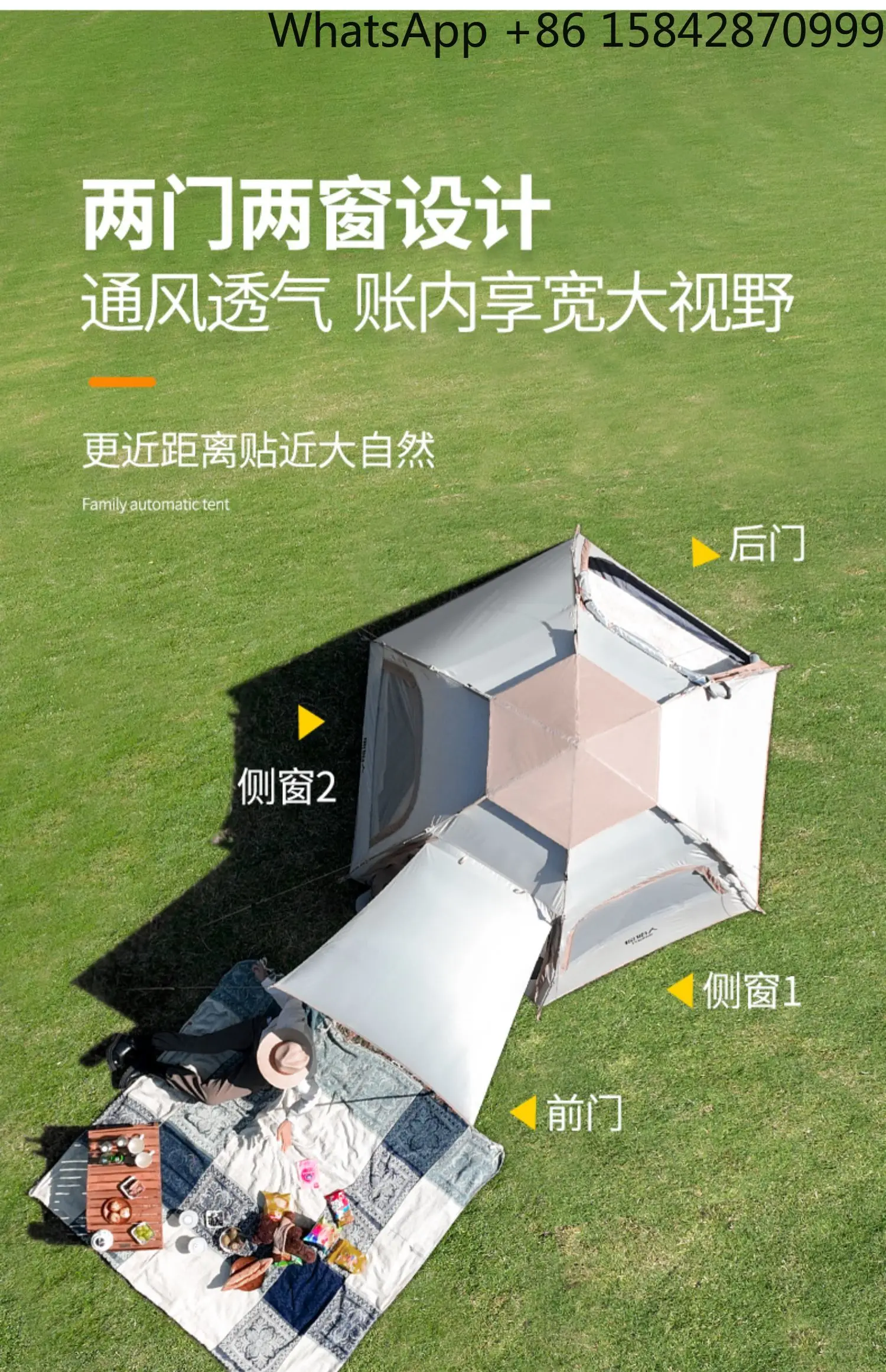 Tragbare Faltausrüstung für den Außenbereich