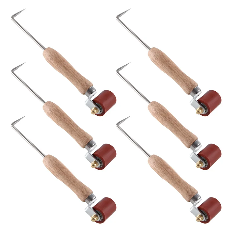 

Y50A-6X Seam Roller, 40Mm Silicone Seam Roller With 6Mm Brass Detail Penny Roller, For PVC/EPDM Single Ply Roofing Tape B