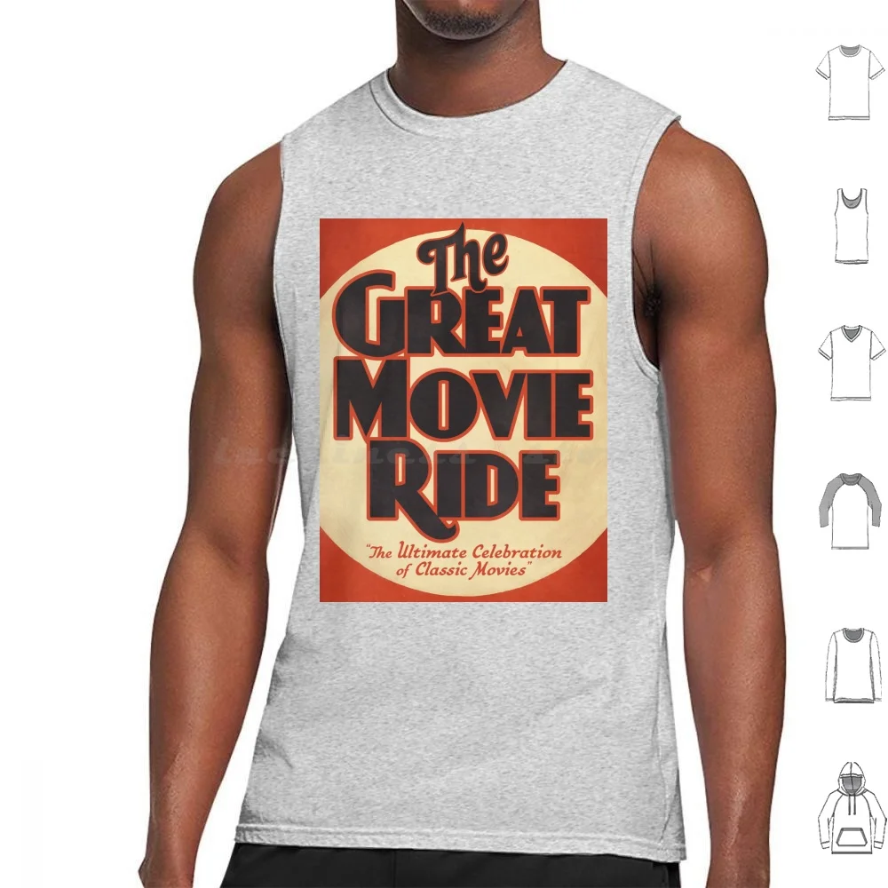 The Great Movie Ride Tank Tops Vest Sleeveless The Great Movie Ride Themepark Theme Park Movies Animatronics