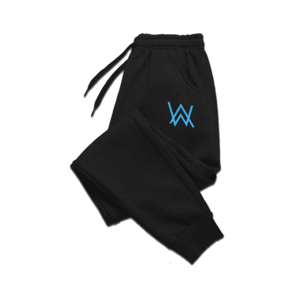 2026 الراقية الصوف Sweatpants المطبوعة للجنسين الدافئة تشغيل قيعان اليومية الرياضة في الهواء الطلق عادية كل مباراة السراويل الخريف الشتاء #1