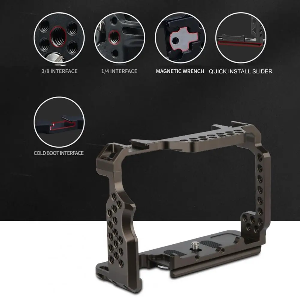 Camera Accessories Precise Drilling Compatibility Photography Camera Rabbit Cage for A72/A7R2/A7S2