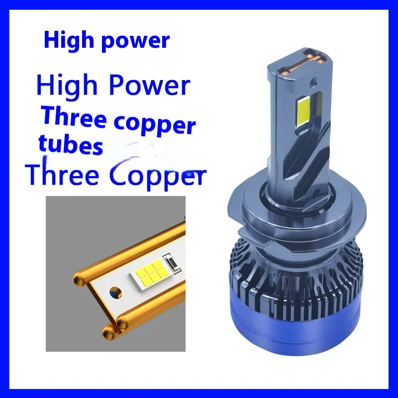 Super Bright LED Car Headlight H7 H4 H11 9005/9012 Bulb for A6 X1 A3 X4 X6 CLA X3 Models 100W Aluminum Integration 6000k New