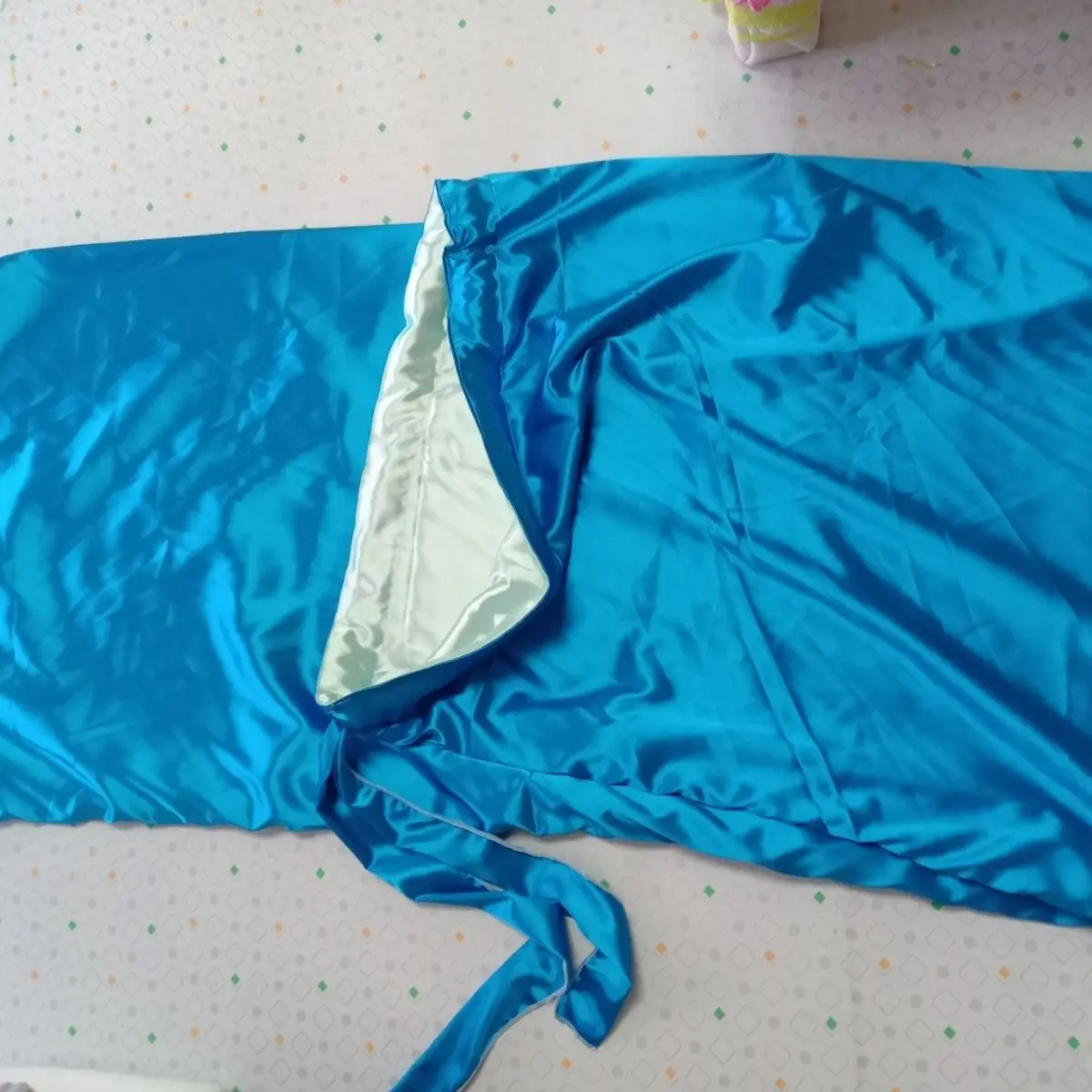 Handmake Satin Double layered Silky Soft Touch Wrapped Sleeping Bags ABDL Comfortable Sleep Blanket For Men's Women's