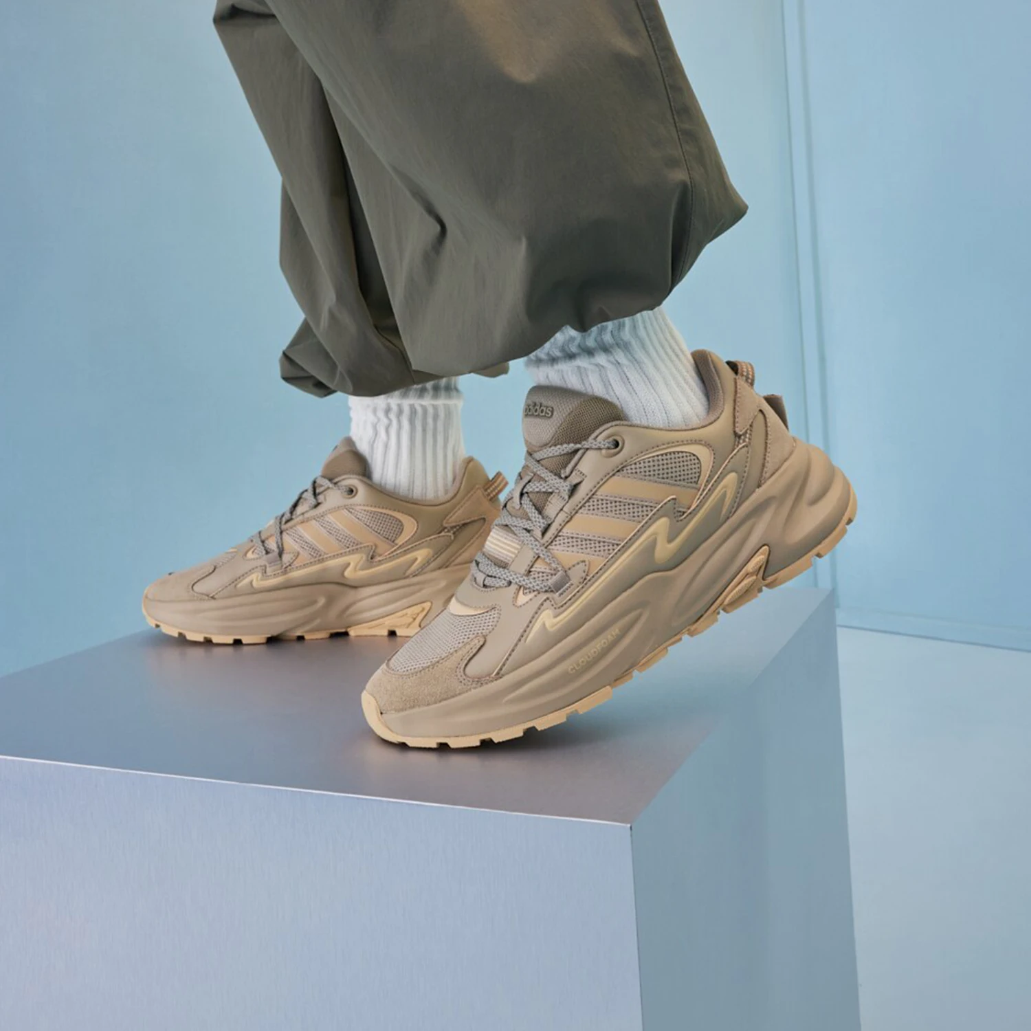 

Adidas genuine New Unisex Durable Platform Retro Chunky Sneakers JQ5980