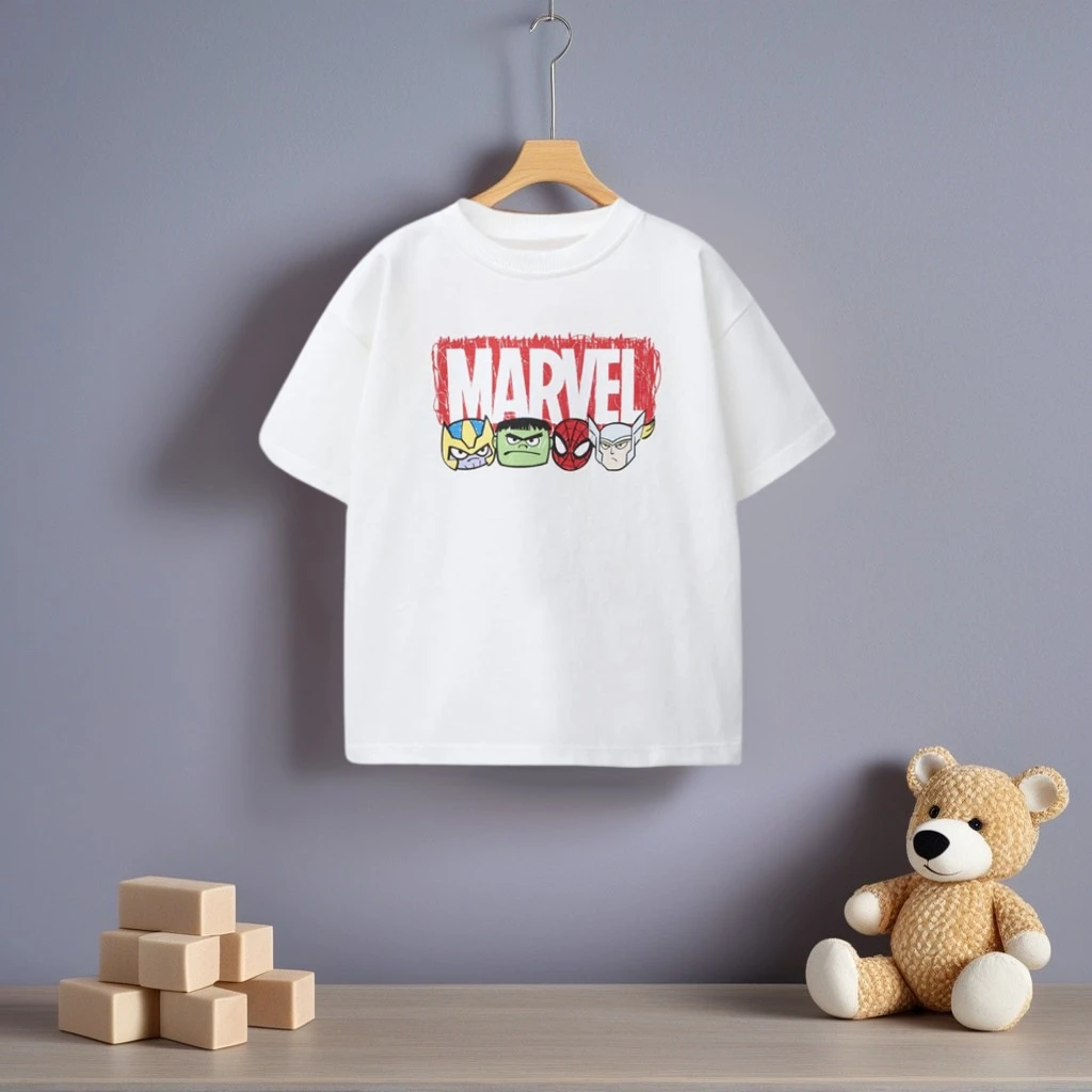 2025 Nieuwe Cartoon Patroon Jongens Kleding T-shirt Zomer Kleding Mode Nieuwe Stijl Kinderen Korte Mouwen Tops Tees Kinder T-shirts