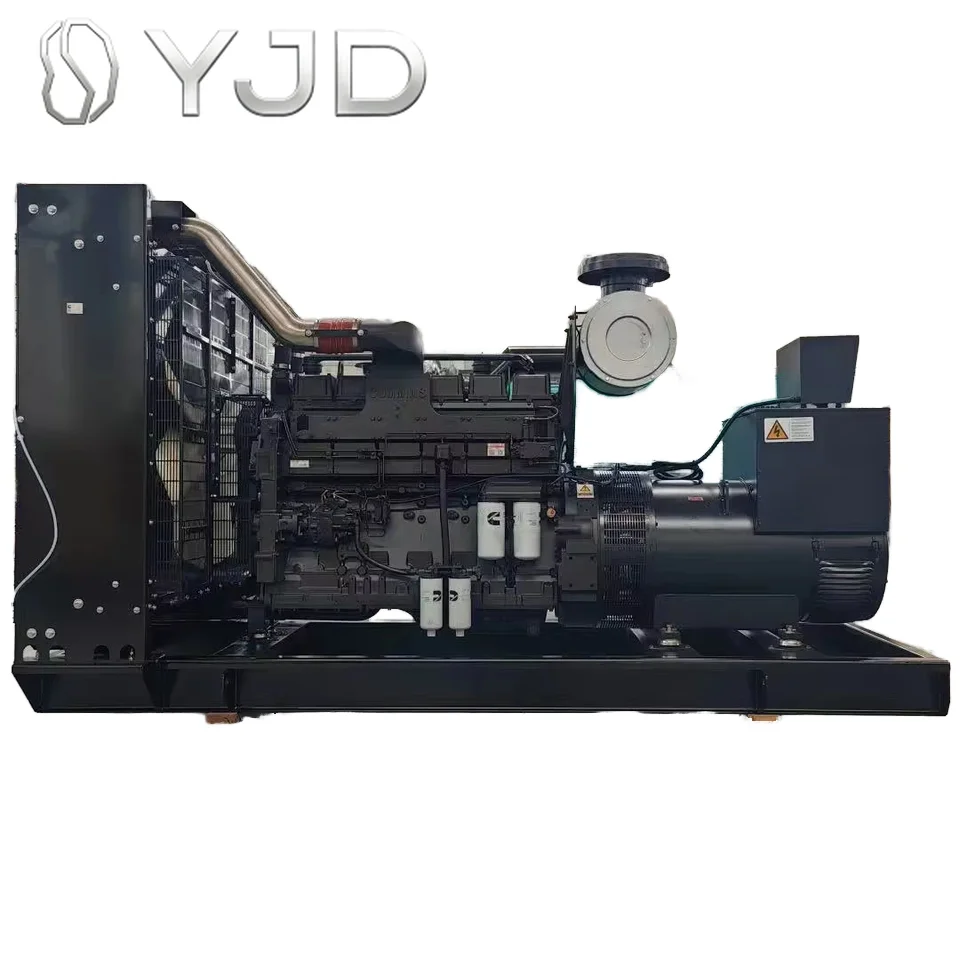 500KW Silent Type Diesel Generator with ATS 3 Phase 4 Wire Water Cooled Low Noise 1 Year Warranty-Factory Direct Sales